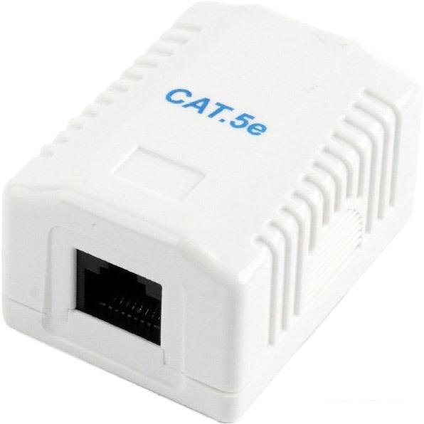 Розетка компьютерная Cablexpert NCAC-1U5E-01