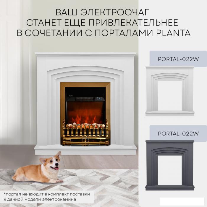Электрокамин Planta PFP-FS400 (золотистый)