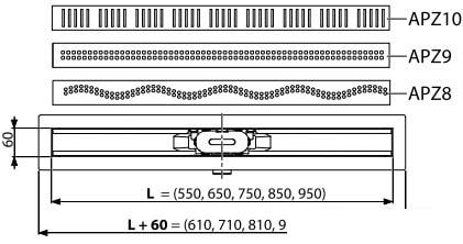 Трап/канал Alcaplast APZ10-950M