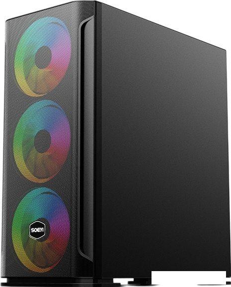 Корпус Soeyi AX1-B10 Tempered Glass
