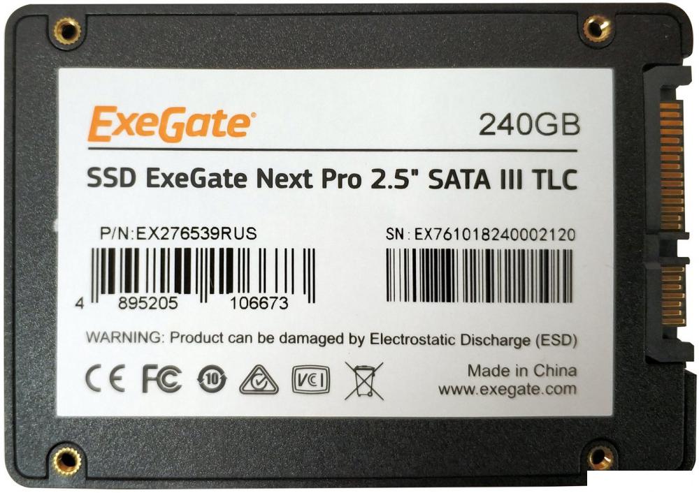 SSD ExeGate Next Pro 240GB EX276539RUS