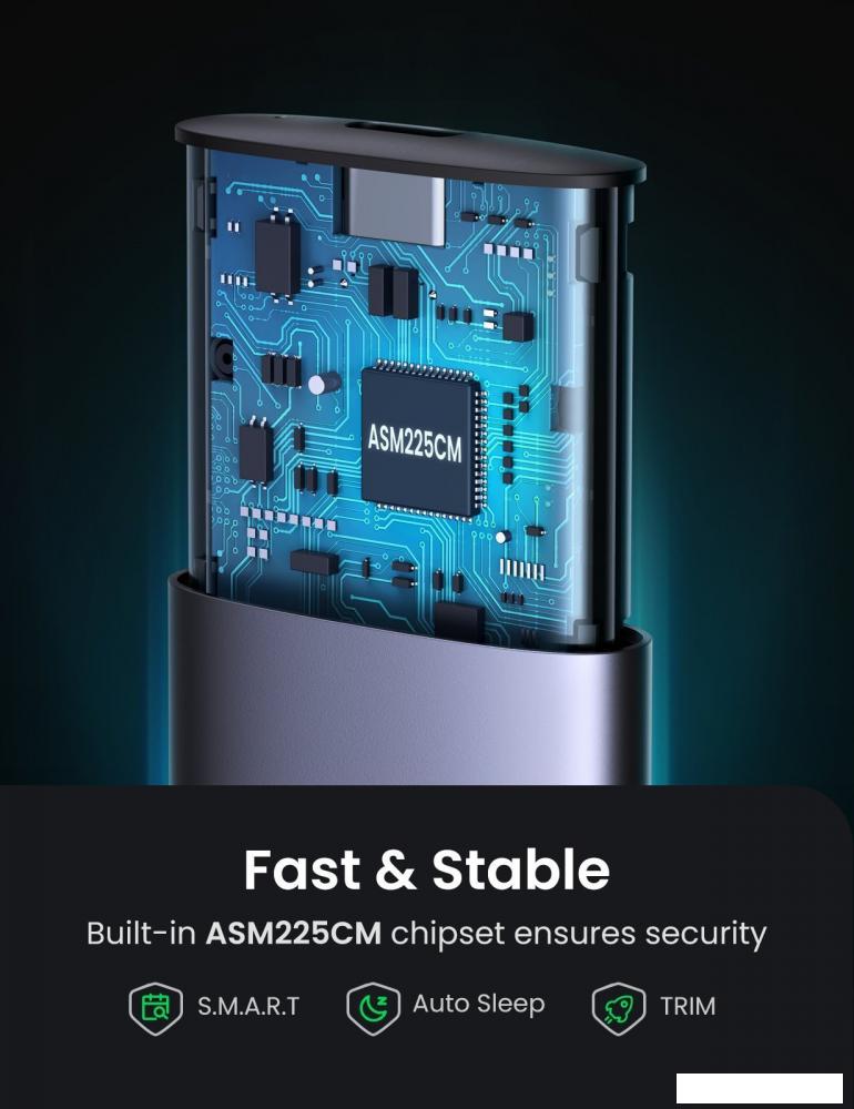 Бокс для накопителей M.2 Ugreen CM400 10902