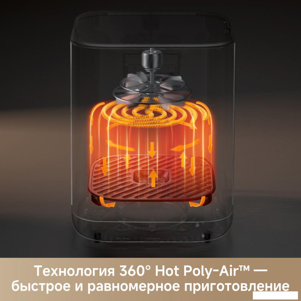 Аэрогриль (аэрофритюрница) Trouver Air Fryer FD10s Pro 6L (черный)