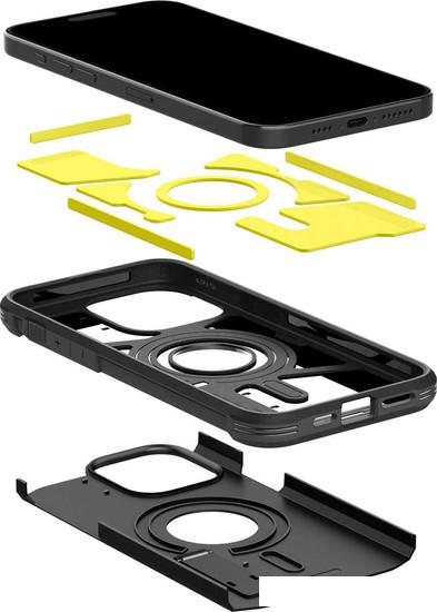 Чехол для телефона Spigen Tough Armor (MagFit) для iPhone 15 Pro Max ACS06594 (черный)