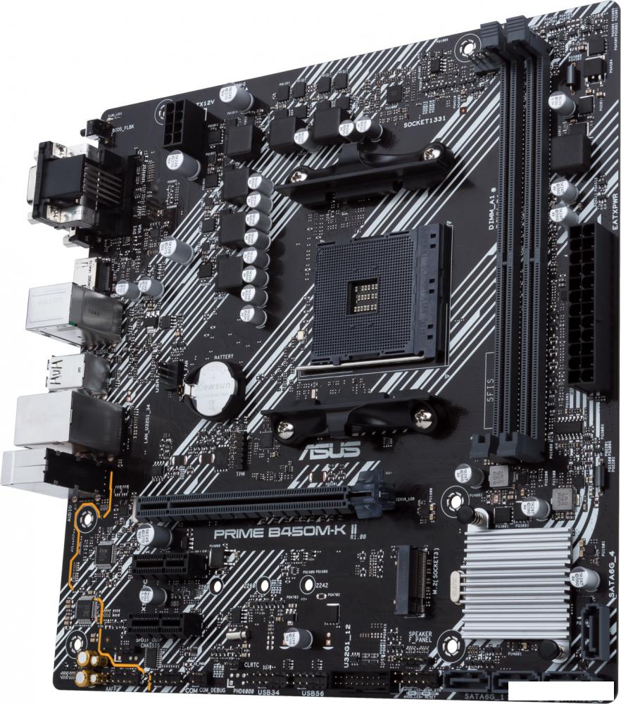 Материнская плата ASUS Prime B450M-K II