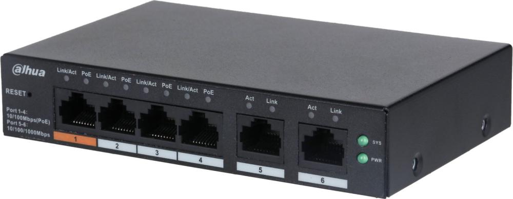 Настраиваемый коммутатор Dahua CS4006-4ET-60