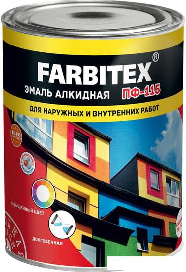 Эмаль Farbitex ПФ-115 1.8 кг (светло-серый)