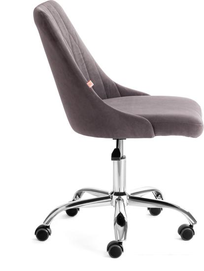 Офисное кресло TetChair Swan (флок, серый)