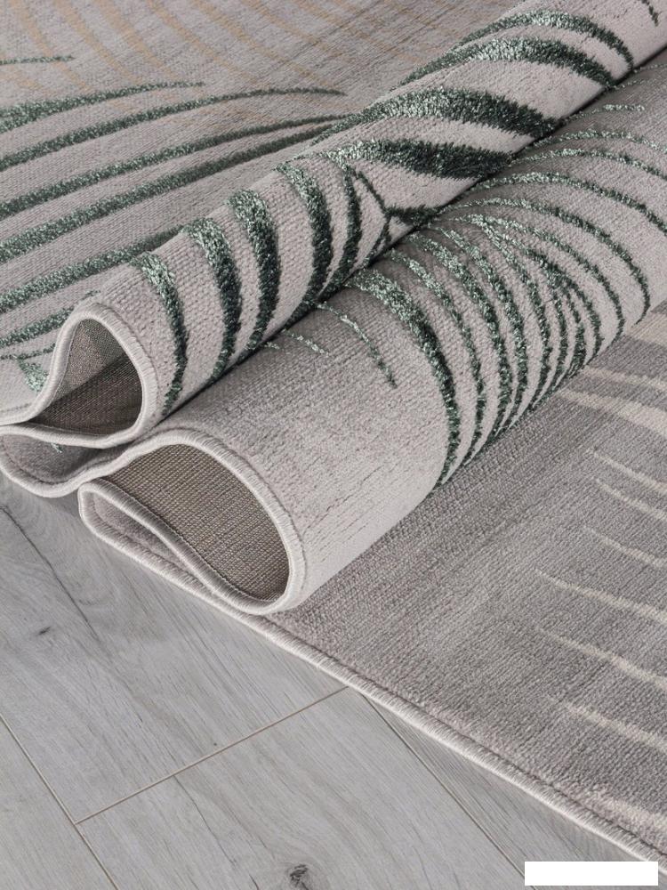 Ковры и ковровые дорожки Merinos Liman F167-STAN-GRAY-D.GREEN (2х2.9)