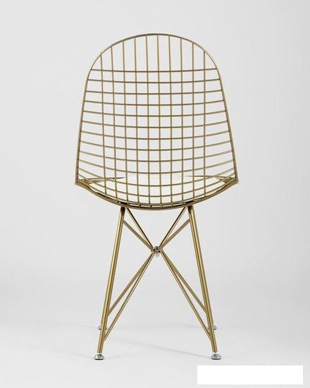 Стул Stool Group Eiffel (золотой/белая подушка)