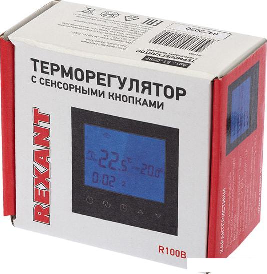 Терморегулятор Rexant R100B 51-0589 (черный)