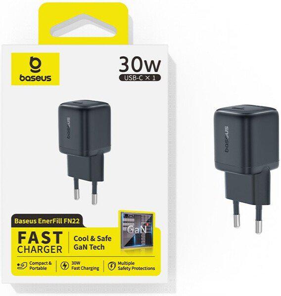 Сетевое зарядное Baseus EnerFill FN22 1C 30W E0123100