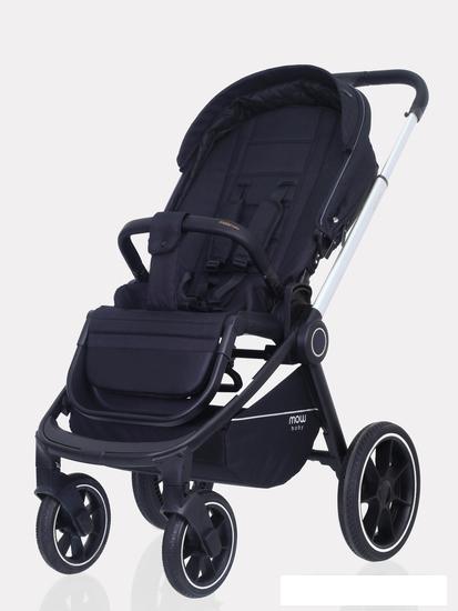 Универсальная коляска Rant MOWbaby Zoom PU (3 в 1, silver black)