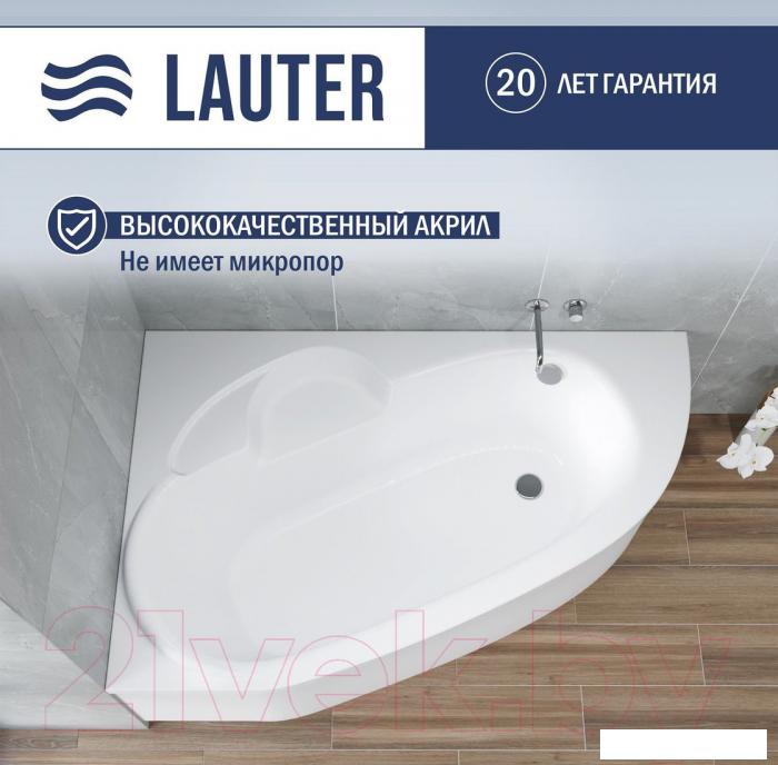 Ванна Lauter Valencia 140x95 2102140L (с ножками)