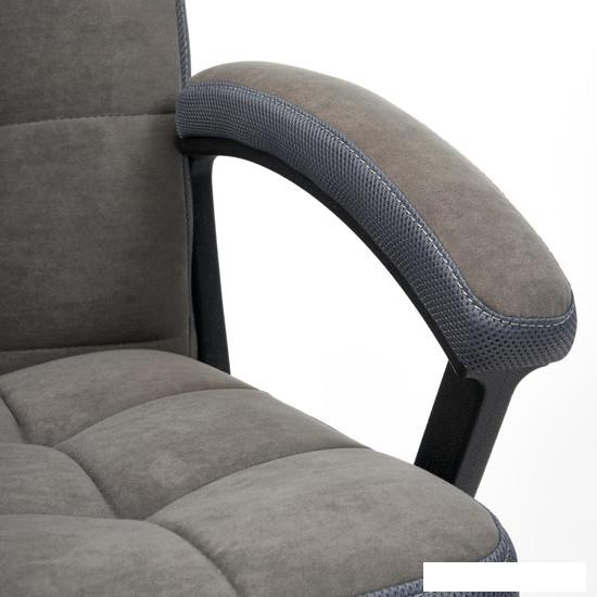 Офисное кресло TetChair Trendy (флок/ткань, серый)