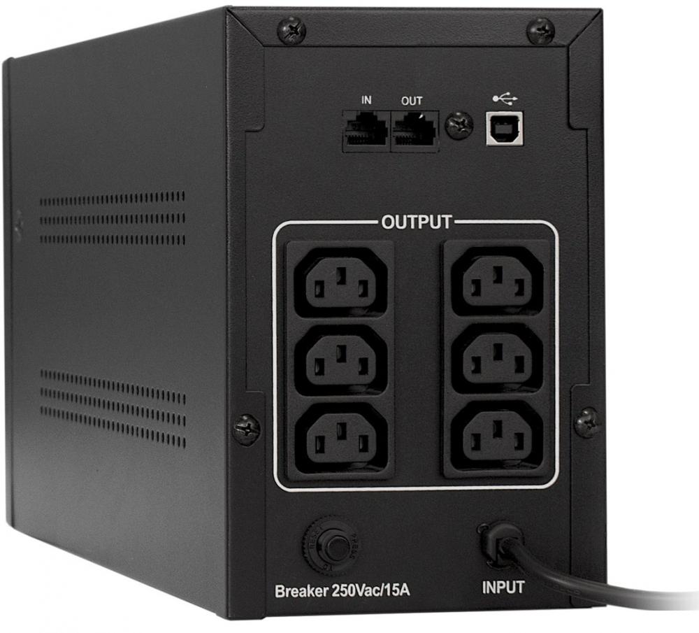 Источник бесперебойного питания ExeGate SpecialPro Smart LLB-2200.LCD.AVR.C13.RJ.USB