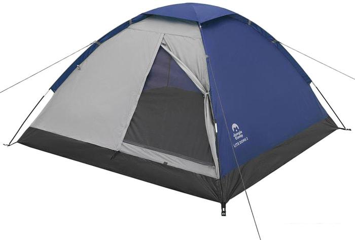 Треккинговая палатка Jungle Camp Lite Dome 3 (синий/серый)