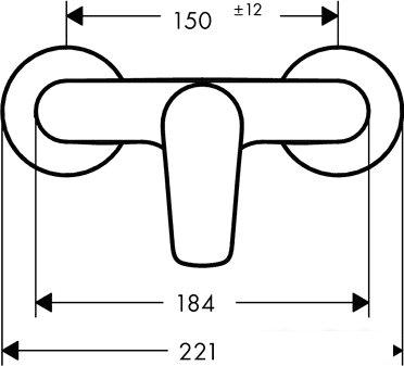 Смеситель Hansgrohe Talis E 71760000 (хром)