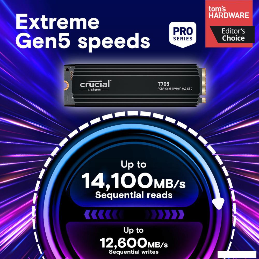SSD Crucial T705 4TB CT4000T705SSD5