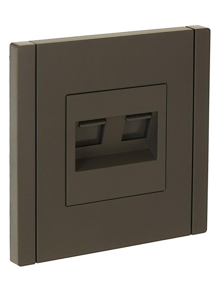 Розетка компьютерная IEK Forte&amp;Piano FP-K20-2-K03