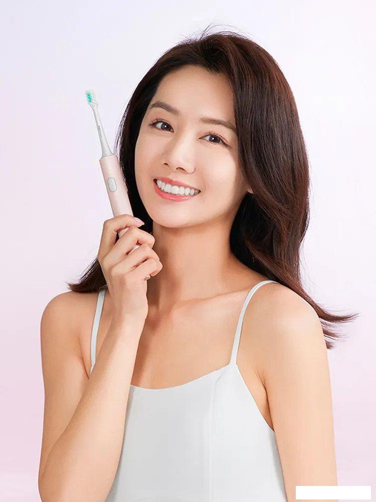 Электрическая зубная щетка Xiaomi Mijia Sonic Electric Toothbrush T200C (розовый)