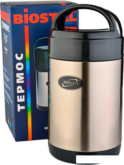 Термос для еды БИОСТАЛЬ NR-2000 Stainless Steel