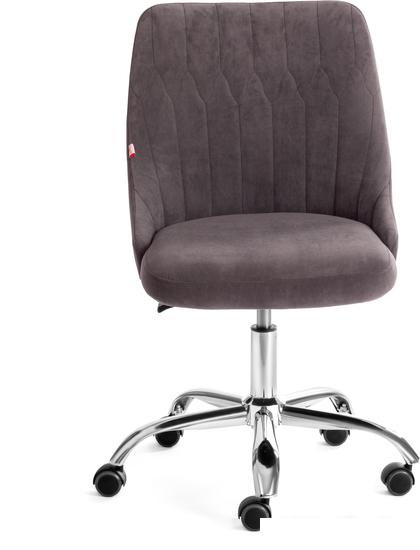 Офисное кресло TetChair Swan (флок, серый)