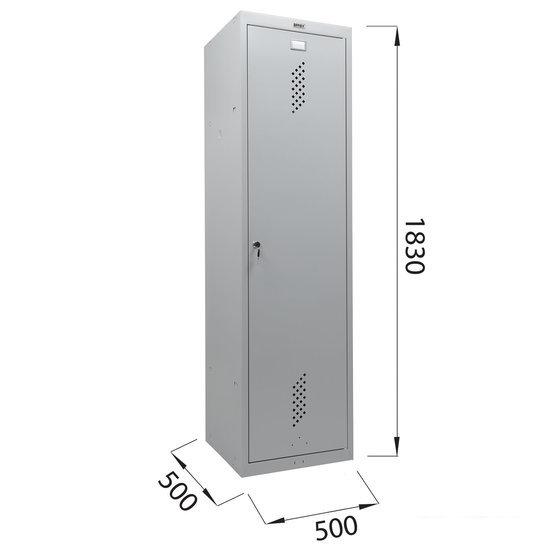 Шкаф распашной Brabix LK 11-50