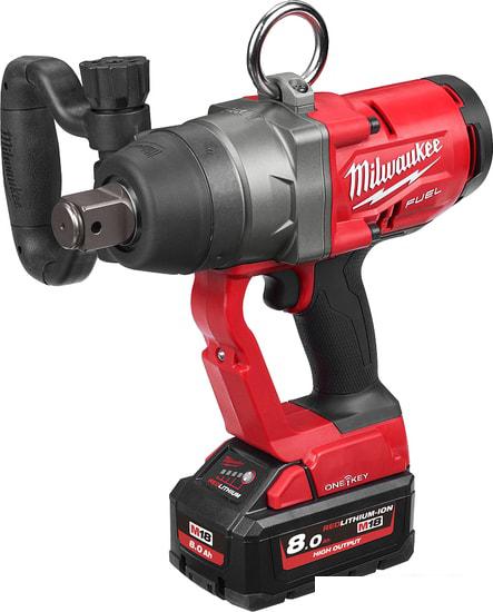 Шуруповерты, гайковерты, электроотвертки Milwaukee M18 ONEFHIWF1-802X ONE-KEY 4933459733 (с 2-мя АКБ, кейс)