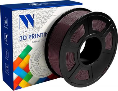 Филамент NV Print NV-3D-TPU-SILK-BURGUNDY (1.75мм, 1кг, бордовый)