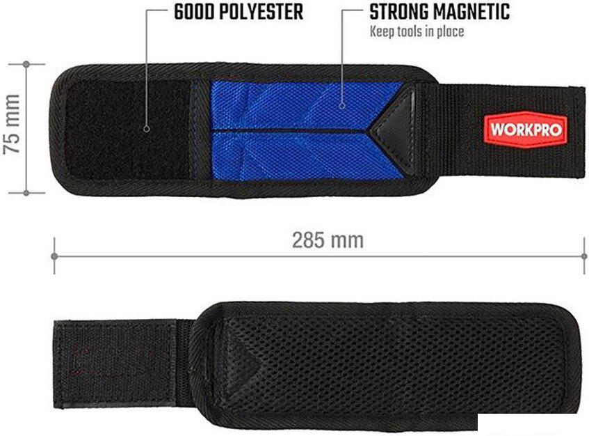 Манжета магнитная на руку Workpro WP289002
