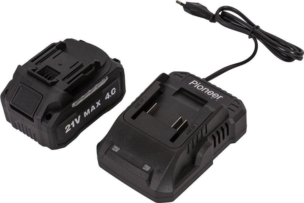 Угловые шлифмашины (болгарки) Pioneer Tools AG-E20V-125-01B (с 1-им АКБ, кейс)