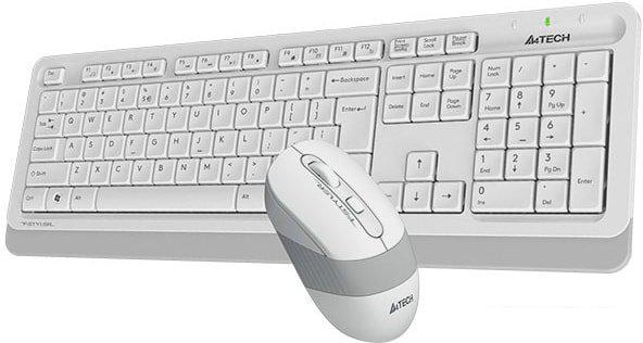 Офисный набор A4Tech Fstyler FG1010 (белый/серый)