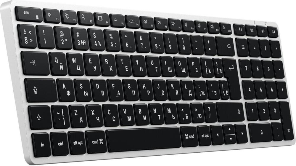 Клавиатура Satechi Slim X2 (серебристый)