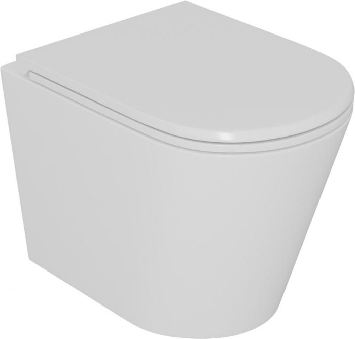 Унитаз подвесной D&amp;K Venice DT1026016 (белый, сиденье микролифт)