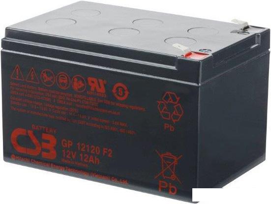 Аккумулятор для ИБП CSB Battery GP12120 F2 (12В/12 А·ч)