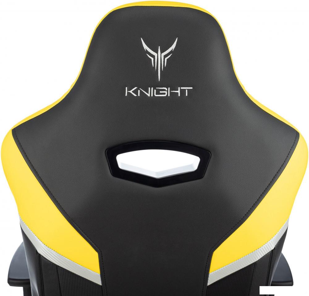 Игровое (геймерское) кресло Knight Thunder 5X (черный/желтый)