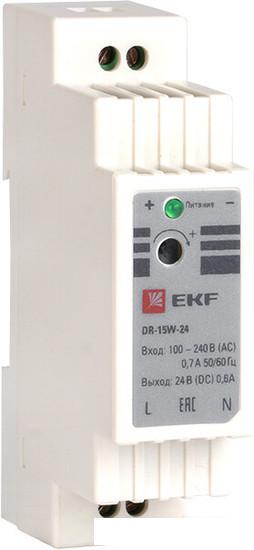 Блок питания на DIN-рейку EKF PROxima DR-15W-24