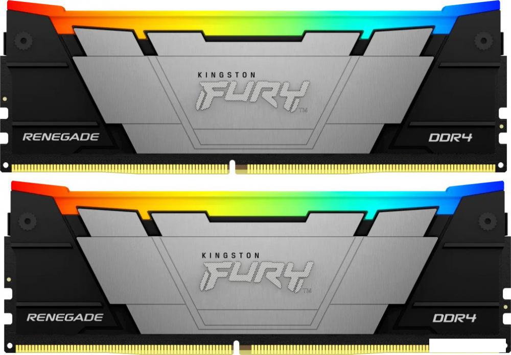 Оперативная память Kingston FURY Renegade RGB 2x8ГБ DDR4 4600 МГц KF446C19RB2AK2/16