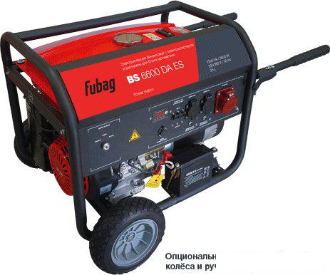 Бензиновый генератор Fubag BS 6600 DA ES