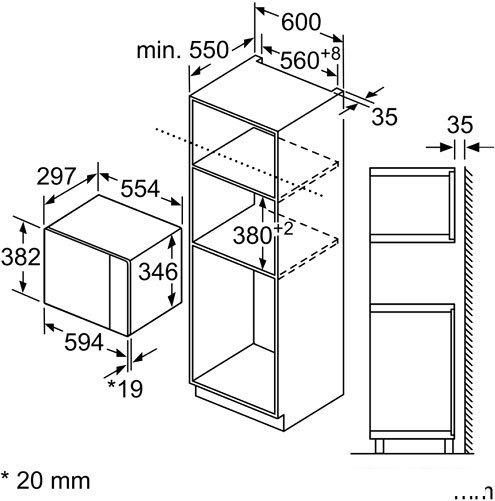 Микроволновая печь Bosch BFL524MB0