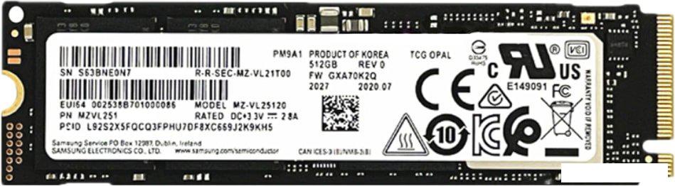 SSD Samsung PM9A1 1TB MZVL21T0HCLR-00B00