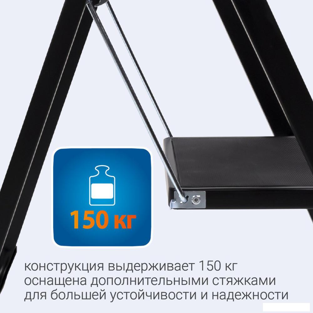 Лестницы и стремянки Hausmann Shan HM-WK6018F-2A (черный)
