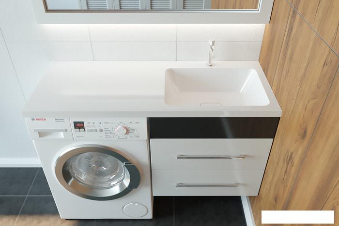 Умывальник Madera Kamilla 120х48 (правый)