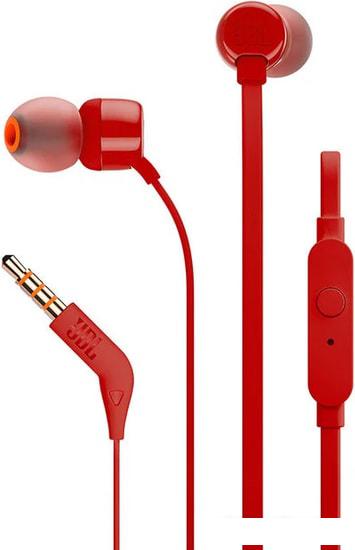 Наушники и гарнитуры JBL Tune 110 (красный)
