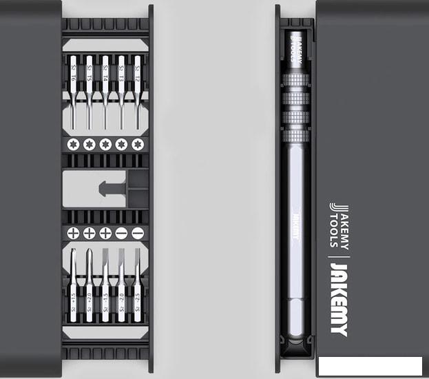 Набор отвертка с битами Jakemy JM-8170 (21 предмет)