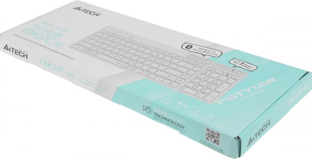 Клавиатура A4Tech Fstyler FBK27C AS (белый)