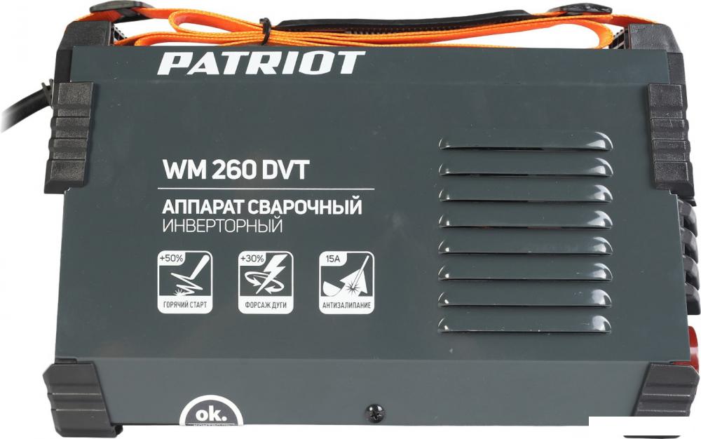 Сварочный инвертор Patriot WM 260DVT