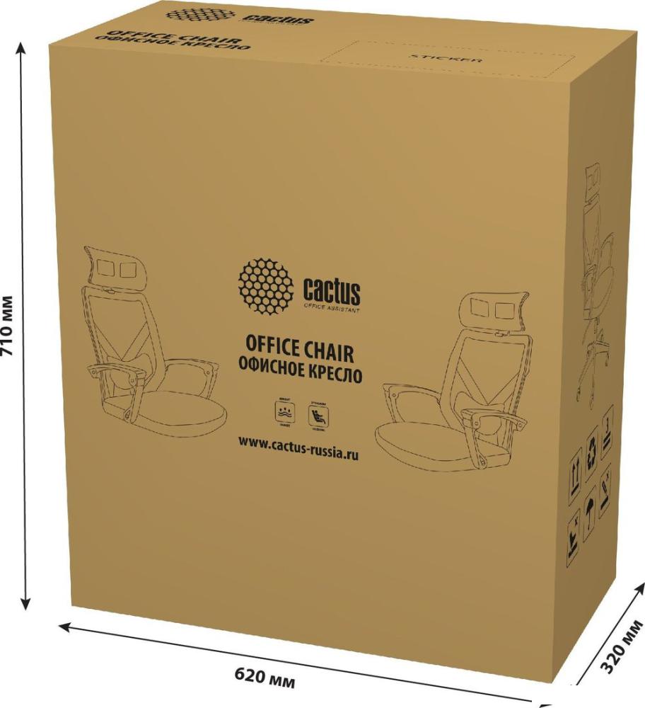 Офисное кресло CACTUS CS-MC414-BK (черный)