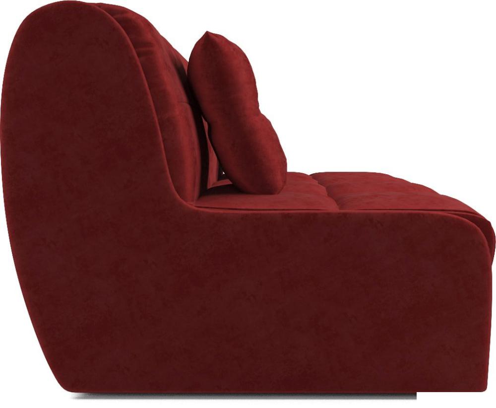 Диван Мебель-АРС Аккордеон Барон №2 (бархат, красный star velvet 3 dark red)